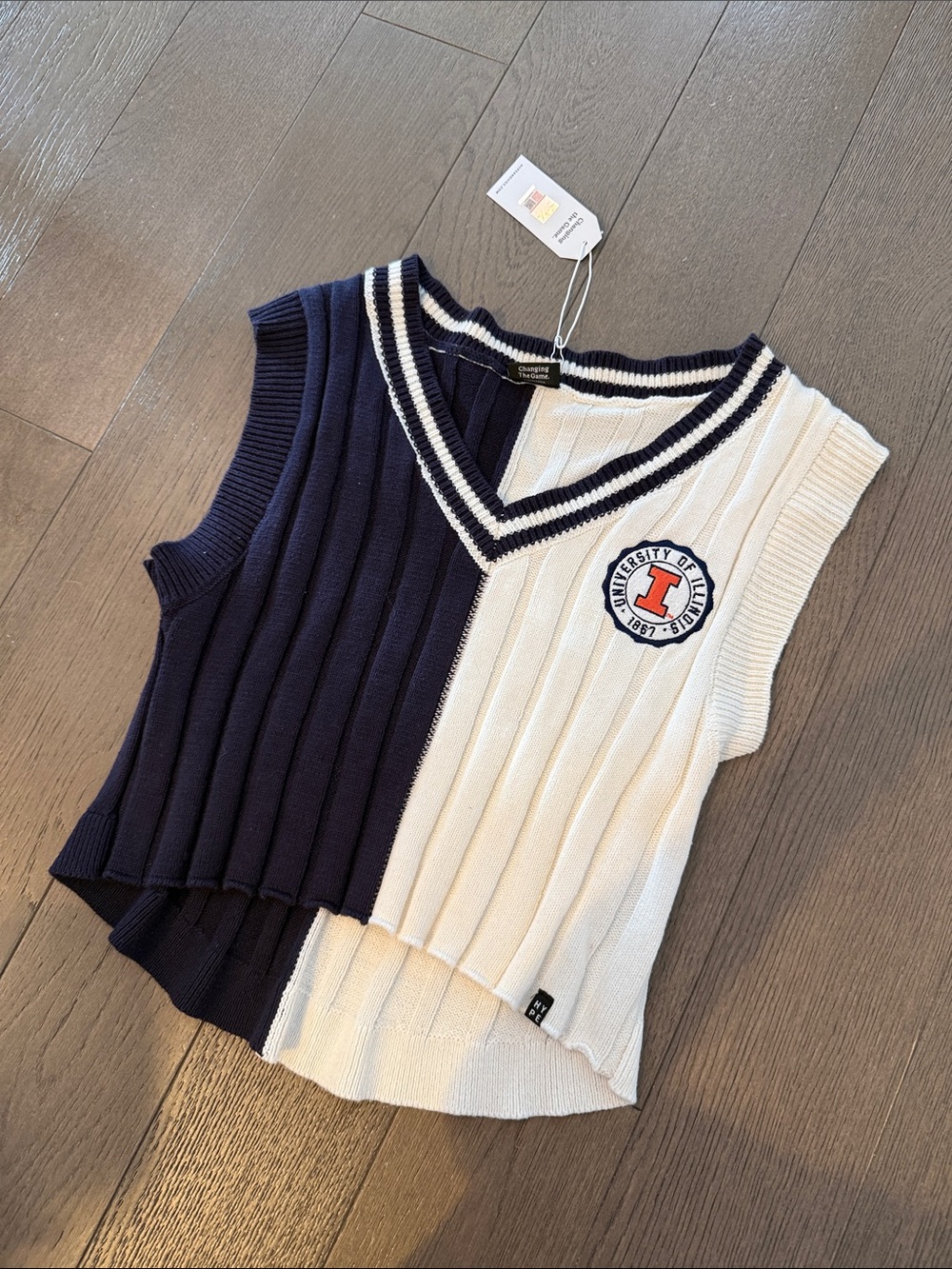 Hype and Vice UIUC Knit Tank Top